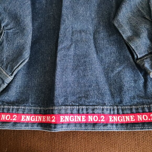 Denim Jacket With Fire Dept. Appliques, Size 24 Mo. - Picture 4 of 9